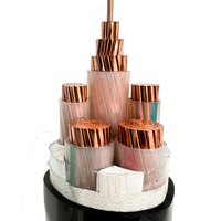 Halogenfreier, Raucharmer, Flammhemmender XLPE-Isolierter PE-Mantel 0,6/1kV Kupfer-Elektrokabel 4-adrig 2,5mm² Stromkabel