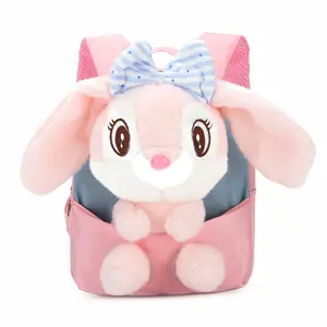 Wholesale Custom Hot Sale Cute Plush Backpack Plush Animal Backpack Rabbit Backpack Manufacturer For Kids Baby Gift