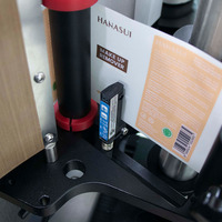 Autocollant d'étiquette thermique semi-automatique de petite étiqueteuse de bouteille ronde électriquement conduit pour l'emballage en verre