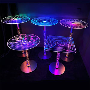 Toptan Bar şarj edilebilir ışık up mobilya <span class=keywords><strong>Led</strong></span> parlayan kokteyl masası - Product Image 1
