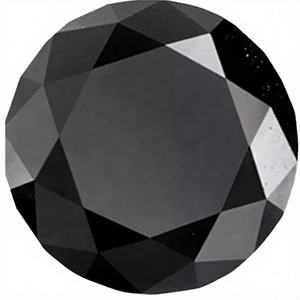 Puntas de Diamante Negro Natural de 3mm, 3.5mm, 5mm, 8mm, Perforadas con Láser, Corte Brillante Excelente, VS1, Diamantes Sueltos Finos de Sutariya Brothers - Product Image 3