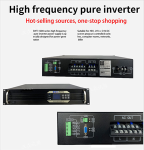 อินเวอร์เตอร์แบบติดตั้งบนแร็ค 110vdc 125v 3000W เฟสเดียว 3kvaa สำหรับจ่ายไฟให้กับสถานีประมวลผลข้อมูลในโรงงาน - Product Image 2