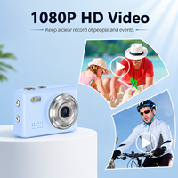 Kamera Digital Mini Baru 2026 Video 1080P 2MP CMOS Kamera Gantungan Kunci dengan Kartu MicroSD Senter LED Desain Tombol Ringan
