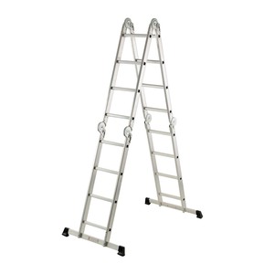 MULTIPLA Multi-Position <b>Ladder</b> with <b>Platform</b> Versatile and Convenient Access - Product Image 1