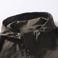Veste de randonnée imperméable de conception personnalisée OEM Veste d'extérieur coupe-vent d'hiver unisexe à capuche avec impression personnalisée Softshell et logo pour hommes