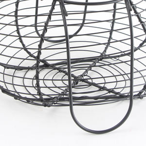Fornitore diretto della fabbrica di filo di metallo di gallina di pollo a forma di uovo di raccolta cestino di immagazzinaggio - Product Image 5