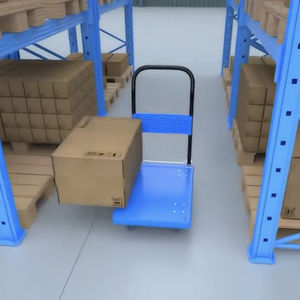 Troli truk tangan troli tahan lama <span class=keywords><strong>4</strong></span> roda pegangan dapat disesuaikan untuk penggunaan transportasi - Product Image 2