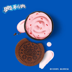 Gâteau <span class=keywords><strong>Oreo</strong></span> Cloud 6 pièces, saveur fraise, chocolat, <span class=keywords><strong>beurre</strong></span> <span class=keywords><strong>de</strong></span> <span class=keywords><strong>cacahuète</strong></span>, biscuits dessert, gâteau <span class=keywords><strong>Oreo</strong></span> 132g - Product Image 3