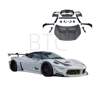 Kit de Carrocería de Segunda Generación de Alta Calidad para <span class=keywords><strong>Ferrari</strong></span> <span class=keywords><strong>458</strong></span> <span class=keywords><strong>Italia</strong></span>, Estilo LB, Fibra de Vidrio, Parachoques Delantero y Trasero, Alerón, Capó - Product Image 1
