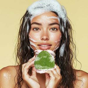 Cây Thảo Dược Tự Nhiên Chăm Sóc Tóc Xà Phòng Thanh Với USMan Platycladus Orientalis Lá Kiểm Soát Dầu Công Thức Cho Khỏe Mạnh Da Đầu Màu Xanh Lá Cây Xà Phòng - Product Image 3