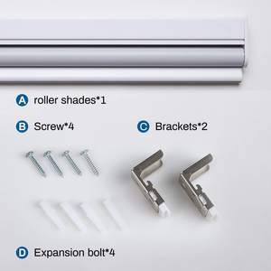 Volet de fenêtre occultants sans fil, 1 pièce, stores de Protection UV à roulettes pour maison/bureau/salle de classe/cuisine - Product Image 5
