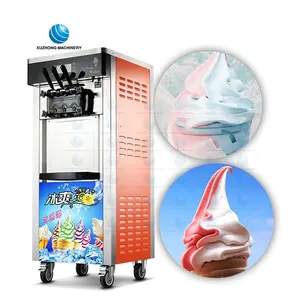 Professional Ice Cream Maker Manufacturer Industrial Ice Cream maker 3 Flavor Soft Ice Cream Machine