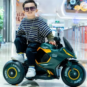 Venda quente crianças passeio no carro de brinquedo pequena motocicleta para 5-8 anos de idade bebê crianças moto elétrica com controle remoto