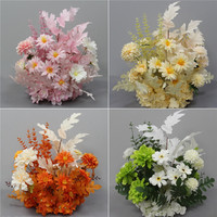 Bola de Flores Artificiales de Seda Estilo Bosque para Centro de Mesa de Boda, Decoración de Fondo para Eventos, Fiestas y Áreas de Bienvenida