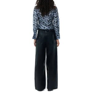 <span class=keywords><strong>Pantalon</strong></span> en denim enduit de <span class=keywords><strong>cire</strong></span> pour femmes, fabriqué sur mesure, <span class=keywords><strong>pantalon</strong></span> en jean ample <span class=keywords><strong>noir</strong></span> wax pour femmes - Product Image 3