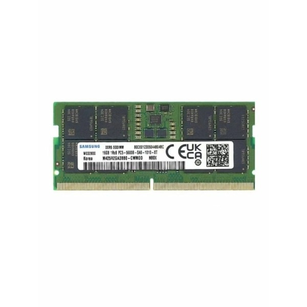 16GB DDR5 5600MHz PC5-44800 SODIMM 1Rx8 CL46 1.1V 262-Pin Part No. M425R2GA3BB0-CWM ECC Laptop Memory Module
