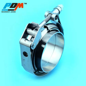 Colliers de serrage durables pour tuyaux d'échappement, 3,25 pouces, <span class=keywords><strong>à</strong></span> dégagement rapide, colliers en V, écrou fendu, boulon en V pour fixation - Product Image 2