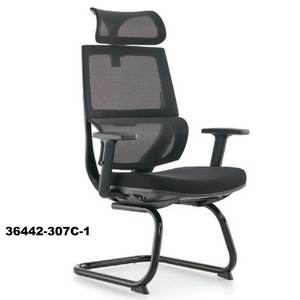 Silla de visita de respaldo alto con silla de reunión de oficina moderna de malla 36442-307C-1 - Product Image 1