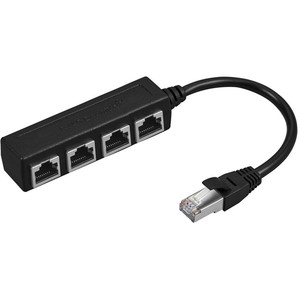 20 см RJ45 1 штекер к 4 гнезду LAN кабель Ethernet сетевой разъем разветвитель Ethernet RJ45 1 в 4 Разъем Удлинительный кабель - Product Image 2