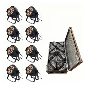 Vendita calda Rgbwa Uv 6 In1 Led Dj luci Par controllo Dmx512 con suono automatico nozze lattine 18x18w fase Par illuminazione - Product Image 1