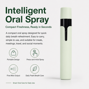 Luxsmile <span class=keywords><strong>Spray</strong></span> buccal électronique rafraîchissant aux bactéries bénéfiques, menthe électrique, <span class=keywords><strong>pour</strong></span> une <span class=keywords><strong>haleine</strong></span> fraîche et des baisers agréables, vente en gros, marque privée - Product Image 2