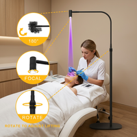 NUEVA LLEGADA: Lámpara UV LED SM242 de pie para curado de pestañas con longitud de onda de 395-400nm para extensiones de pestañas, uso en salones de belleza