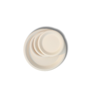 STAVIAN meilleure qualité 100% plaque jetable écologique biodégradable 6 pouces blanc brun matériau à base de plantes prix usine - Product Image 1