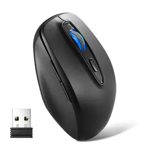 new Rechargeable 2.4G wireless mouse mute notebook desktop business office hand mouse wholesale