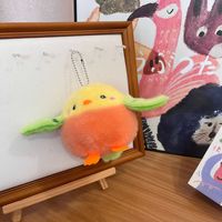 Vente en gros de porte-clés en peluche pour oiseaux jouets animaux en peluche doux poupée en peluche poulet porte-clés Dodos porte-clés pour oiseaux