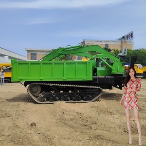 Cheap Price 500KG Loading Capacity <strong>Wheelbarrow</strong> <strong>Crawler</strong> Hydraulic Mini Dumper <strong>Tipper</strong> Truck Dumper - Product Image 5