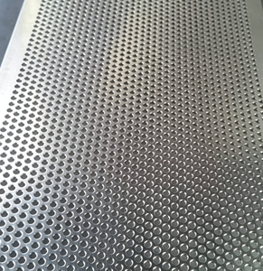 Stainless Steel Square Hole Perforated Mesh Sheet, Durable Building Material for Wall Panels, <b>Ceilings</b>, and Fencing - Product Image 1
