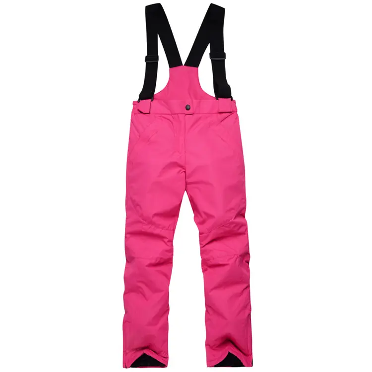 Hottest Red Ripstop Ski Pants With Duck Down Padding