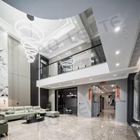 2025 Villa de luxe préfabriquée moderne de deux étages Maison de vacances modulaire à structure en acier léger de bonne qualité