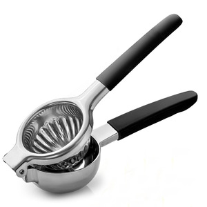 Premium kalite ağır 304 çelik narenciye basın sıkacağı manuel paslanmaz çelik katı Metal kase meyve sebze aracı - Product Image 6