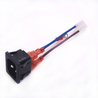 Harnais de nouvelle énergie personnalisé avec interrupteur de prise de courant alternatif à 3 broches Fabrication de harnais de connecteur électronique isolé en PVC