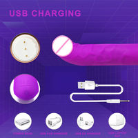 AIERSHA Rechargeable Set de Jouets Sexuels pour Femme Adulte, Dildo Vibrant Lapin de Qualité pour Femme