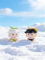Yachuang Mr. Bean BABY Fruit Series - Genummerde Limited Edition Blind Box verzamelfiguur, bureaudecoratie cadeau