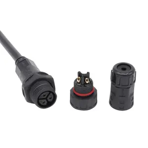 5Pin 2A 22/24 AWG Cable Connector M16 Wire to Board Mount Female Socket for Electrical Equipment Box