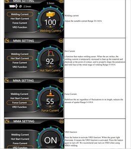 Soldadora Inverter STAHLWERK <span class=keywords><strong>CTM</strong></span> 250 PRO <span class=keywords><strong>7</strong></span> en 1 MIG TIG MMA Cortadora de Plasma Sin Gas Carga de Alambre de 1-5 kg 220V Nueva Ciclo de Trabajo del 60% 1 Año de Garantía - Product Image 4