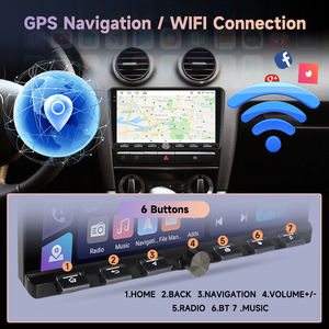 Hikity 9 pulgadas Android Car Radio para Audi A3 2003-2013 Car Stereo 4 + 64G 2 Din Wireless CarPlay/Android Auto GPS WIFI <span class=keywords><strong>Piano</strong></span> Key - Product Image 3