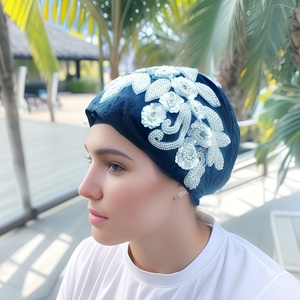 2025 Hot-Selling Muslim Women's Arabic <b>Scarf</b> Hat, Multifunctional, Breathable, Customizable, Solid Color Inner Cap for All - Product Image 1
