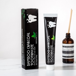 Superior Organic 105g Black <strong>Tooth</strong> <strong>Paste</strong> Deep Cleaning Remove Stains Fresh Mint Breath Elite Bamboo Charcoal Whitening Toothpaste - Product Image 3