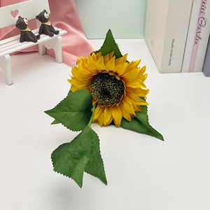 Bonsaï artificiel Paulon Sunflower de 34 cm de haut, plante en pot pour la décoration de la maison et des mariages - Product Image 4