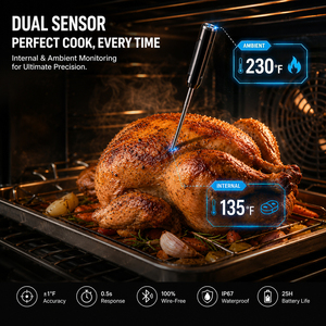 Premium Smart <strong>Bluetooth</strong> Digital Waterproof Meat <strong>Thermometer</strong> with App Display Accurate Wireless <strong>Kitchen</strong> BBQ <strong>Thermometer</strong> - Product Image 4
