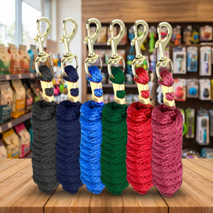 Cuerdas de nailon personalizadas al por mayor para caballos en varios colores con clips metálicos - Product Image 1