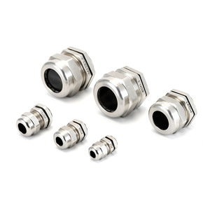 304 Stainless Steel <b>Cable</b> Gland M32X1.5 IP65 <b>Waterproof</b> Connector For <b>Cable</b> Protection Threaded Connection - Product Image 2