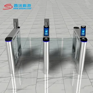 SEWO Stainless Steel Metal Anti-Collision Swing Gate Supermarket Entrance Gates Concert Crowd Control Barrier for Sale