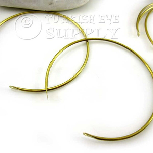 Pulsera de Alambre de Latón Crudo Hecha a Mano Happiness - Product Image 1