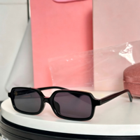 Lunettes de soleil unisexes tendance, monture carrée intégrale, verres dégradés rose/gris, protection UV400 de haute qualité en PC, activités de plein air