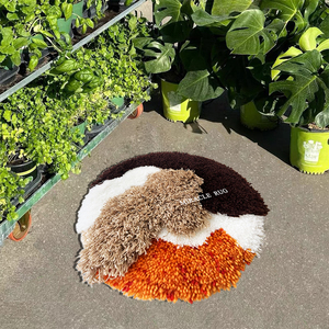<span class=keywords><strong>Tapis</strong></span> à touffes en gazon artificiel personnalisé, décor de sol moelleux, roses, fleurs en 3D, fait à la main, <span class=keywords><strong>rose</strong></span> et <span class=keywords><strong>vert</strong></span>, <span class=keywords><strong>tapis</strong></span> à touffes en prairie florale - Product Image 2
